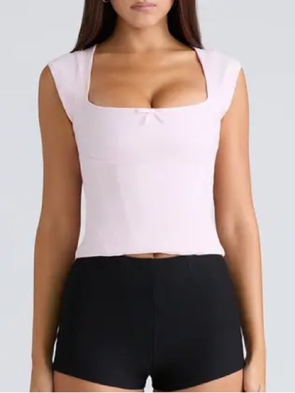 House of CB The Cap Sleeve Corset Top Pink